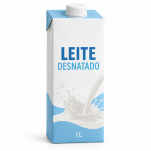 Leite desnatado — 1 L